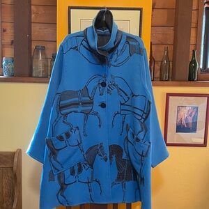 Winding River Reversible Equestrian Coat-Trotter Collection